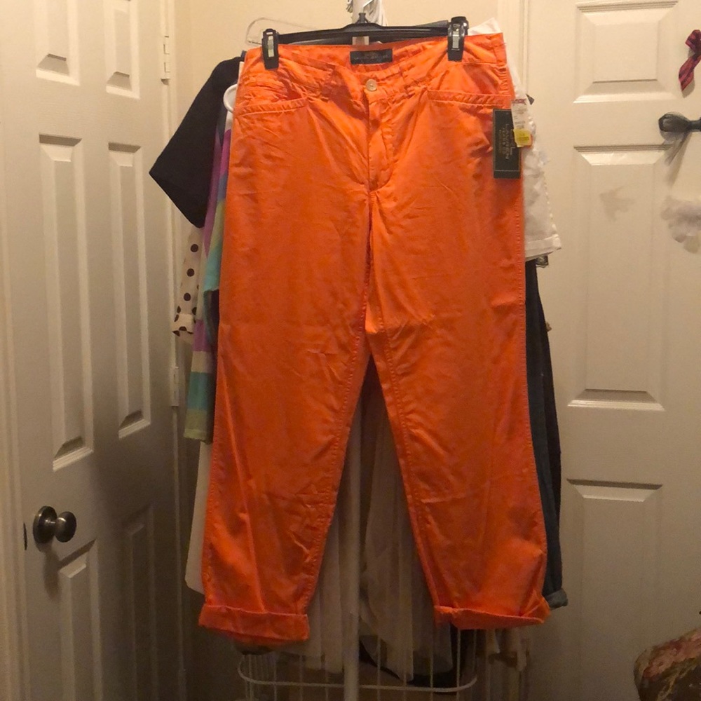 Ralph Lauren orange pants